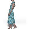 image:imageKarl Lagerfeld Womens Short Sleeve Multifunctional Shirt DressBlue Hydrangea Combo