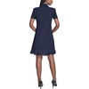 image:imageKarl Lagerfeld Womens Short Sleeve Notch Collar Scuba Crepe Blazer Dress with Flounce HemMarine