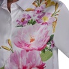 image:imageKarl Lagerfeld Womens Short Sleeve Placed Floral BlouseSoft White Multi