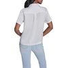 image:imageKarl Lagerfeld Womens Short Sleeve Placed Floral BlouseSoft White Multi