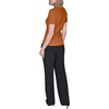 image:imageKarl Lagerfeld Womens Short Sleeve Round Neck Ribbed Sweater TeeBronze