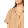 image:imageKarl Lagerfeld Womens Short Sleeve Slub Rayon Casual Light Weight BlouseCartouche