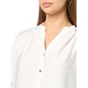 image:imageKarl Lagerfeld Womens Short Sleeve Slub Rayon Casual Light Weight BlouseSoft White