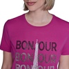 image:imageKarl Lagerfeld Womens Short Sleeve Soft Everyday Logo TShirtBright Jewel Pink