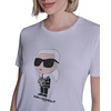 image:imageKarl Lagerfeld Womens Short Sleeve Soft Everyday Logo TShirtNew White
