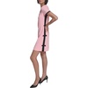 image:imageKarl Lagerfeld Womens Short Sleeve Square Neck Bow Embellished Shift Mini DressAlmond BlossomBlack