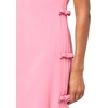 image:imageKarl Lagerfeld Womens Short Sleeve Square Neck Bow Embellished Shift Mini DressPink Sherbert