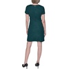 image:imageKarl Lagerfeld Womens Short Sleeve Stretch Texture Knit Tweed Aline DressPine