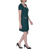 image:imageKarl Lagerfeld Womens Short Sleeve Stretch Texture Knit Tweed Aline DressPine