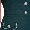 image:imageKarl Lagerfeld Womens Short Sleeve Stretch Texture Knit Tweed Aline DressPine