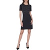 image:imageKarl Lagerfeld Womens Short Sleeve Stretchy Sweater DressBlack