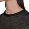 image:imageKarl Lagerfeld Womens Short Sleeve Stretchy Sweater DressBlackGold Lurex