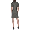 image:imageKarl Lagerfeld Womens Short Sleeve Stretchy Sweater DressBlackGold Lurex