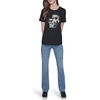 image:imageKarl Lagerfeld Womens Short Sleeve Trendy Bling Logo Choupette TShirtBlack