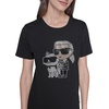 image:imageKarl Lagerfeld Womens Short Sleeve Trendy Bling Logo Choupette TShirtBlack