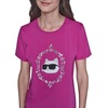 image:imageKarl Lagerfeld Womens Short Sleeve Trendy Bling Logo Choupette TShirtBright Jewel Pink