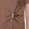 image:imageKarl Lagerfeld Womens Short Sleeve Trendy Dangle Pin Bling Sparkle TShirtVicuna