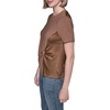 image:imageKarl Lagerfeld Womens Short Sleeve Trendy Dangle Pin Bling Sparkle TShirtVicuna