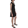 image:imageKarl Lagerfeld Womens Short Sleeve V Neck Scuba Crepe Fit amp Flare Wear to Work DressBlack