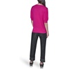 image:imageKarl Lagerfeld Womens Short Sleeve VNeck Crystal Button SweaterBright Jewel Pink