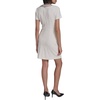 image:imageKarl Lagerfeld Womens Short Sleeve VNeck Embellished Tweed Sheath Mini DressSoft White