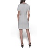 image:imageKarl Lagerfeld Womens Short Sleeve VNeck Embellished Tweed Sheath Mini DressSoft White Multi