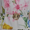 image:imageKarl Lagerfeld Womens Sleeveless Boat Neck Drop Waist Belted Midi DressSoft White Multi