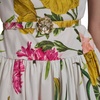 image:imageKarl Lagerfeld Womens Sleeveless Boat Neck Drop Waist Belted Midi DressSoft WhiteCamelia Combo