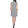 image:imageKarl Lagerfeld Womens Sleeveless Collared Heatset Houndstooth DressBlackSoft White
