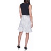image:imageKarl Lagerfeld Womens Sleeveless Contrast Grid Tweed Skirt Aline DressSoft White Black
