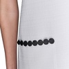 image:imageKarl Lagerfeld Womens Sleeveless Crew Neck Summer Tweed Contrast Detail Shift DressSoft WhiteBlack