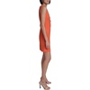 image:imageKarl Lagerfeld Womens Sleeveless Gold Buttoned Split Neck Mini Sheath DressCamelia