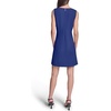 image:imageKarl Lagerfeld Womens Sleeveless Gold Buttoned Split Neck Mini Sheath DressMaritime