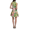 image:imageKarl Lagerfeld Womens Sleeveless Halter Neck Printed Floral Ottoman Dropwaist Above the Knee DressSoft White Combo