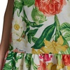 image:imageKarl Lagerfeld Womens Sleeveless Halter Neck Printed Floral Ottoman Dropwaist Above the Knee DressSoft White Combo