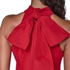 image:imageKarl Lagerfeld Womens Sleeveless Halter Taffeta Bow Scuba Crepe DressAdmiral Red