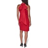 image:imageKarl Lagerfeld Womens Sleeveless Halter Taffeta Bow Scuba Crepe DressAdmiral Red