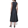 image:imageKarl Lagerfeld Womens Sleeveless Jewel Neck Belted Aline Midi DressIndigo