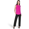 image:imageKarl Lagerfeld Womens Sleeveless Novelty BlouseBright Jewel Pink