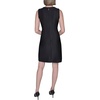 image:imageKarl Lagerfeld Womens Sleeveless Printed Scuba DressBirchBlack