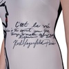 image:imageKarl Lagerfeld Womens Sleeveless Printed Scuba DressBirchBlack