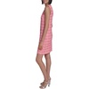 image:imageKarl Lagerfeld Womens Sleeveless Round Neck Aline Tweed Mini DressHot PinkSoft White
