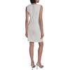 image:imageKarl Lagerfeld Womens Sleeveless Round Neck Aline Tweed Mini DressSoft White