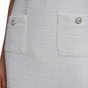 image:imageKarl Lagerfeld Womens Sleeveless Round Neck Aline Tweed Mini DressSoft White