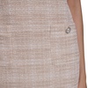 image:imageKarl Lagerfeld Womens Sleeveless Round Neck Aline Tweed Mini DressTaupeSoft White