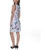 image:imageKarl Lagerfeld Womens Sleeveless Split Neck Contrast Trim Aline Mini Dress with Bow DetailSoft White ComboBlack