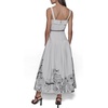 image:imageKarl Lagerfeld Womens Sleeveless Square Neck Drope Waist Maxi Dress with Rope BeltSoft WhiteBlack