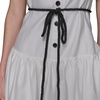 image:imageKarl Lagerfeld Womens Sleeveless Square Neck Drope Waist Maxi Dress with Rope BeltSoft WhiteBlack