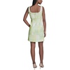 image:imageKarl Lagerfeld Womens Sleeveless Square Neck Faux Tweed a Line DressTea GreenSoft White Multi