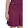 image:imageKarl Lagerfeld Womens Sleeveless Square Neck Stretch Texture Mini Dress with PocketsWine